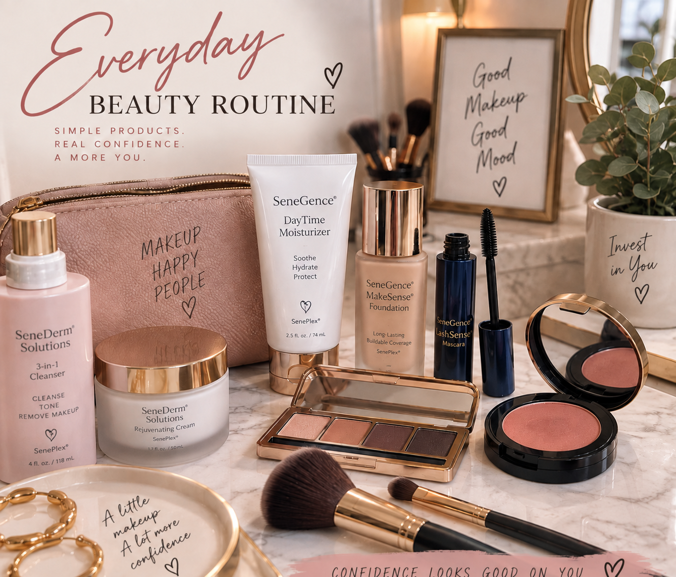 Makeup color guidance by The Bew Edit