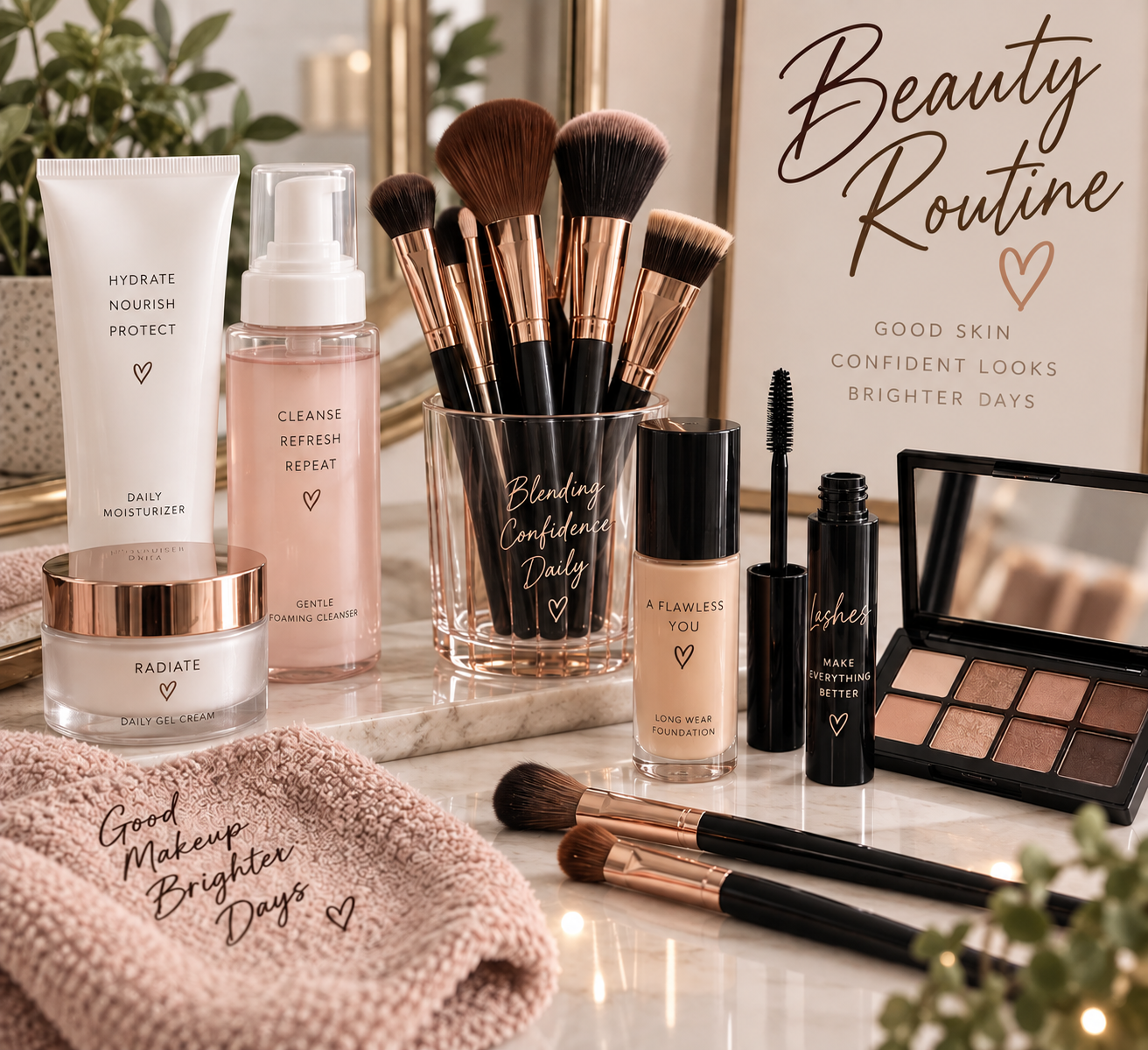 Personalized everyday beauty routine from The Bew Edit