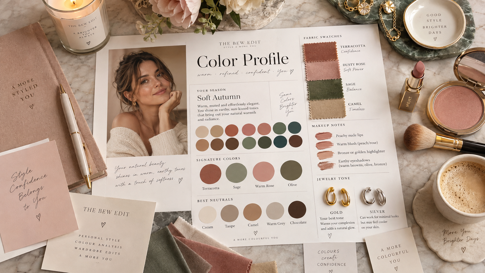Personal color analysis from The Bew Edit